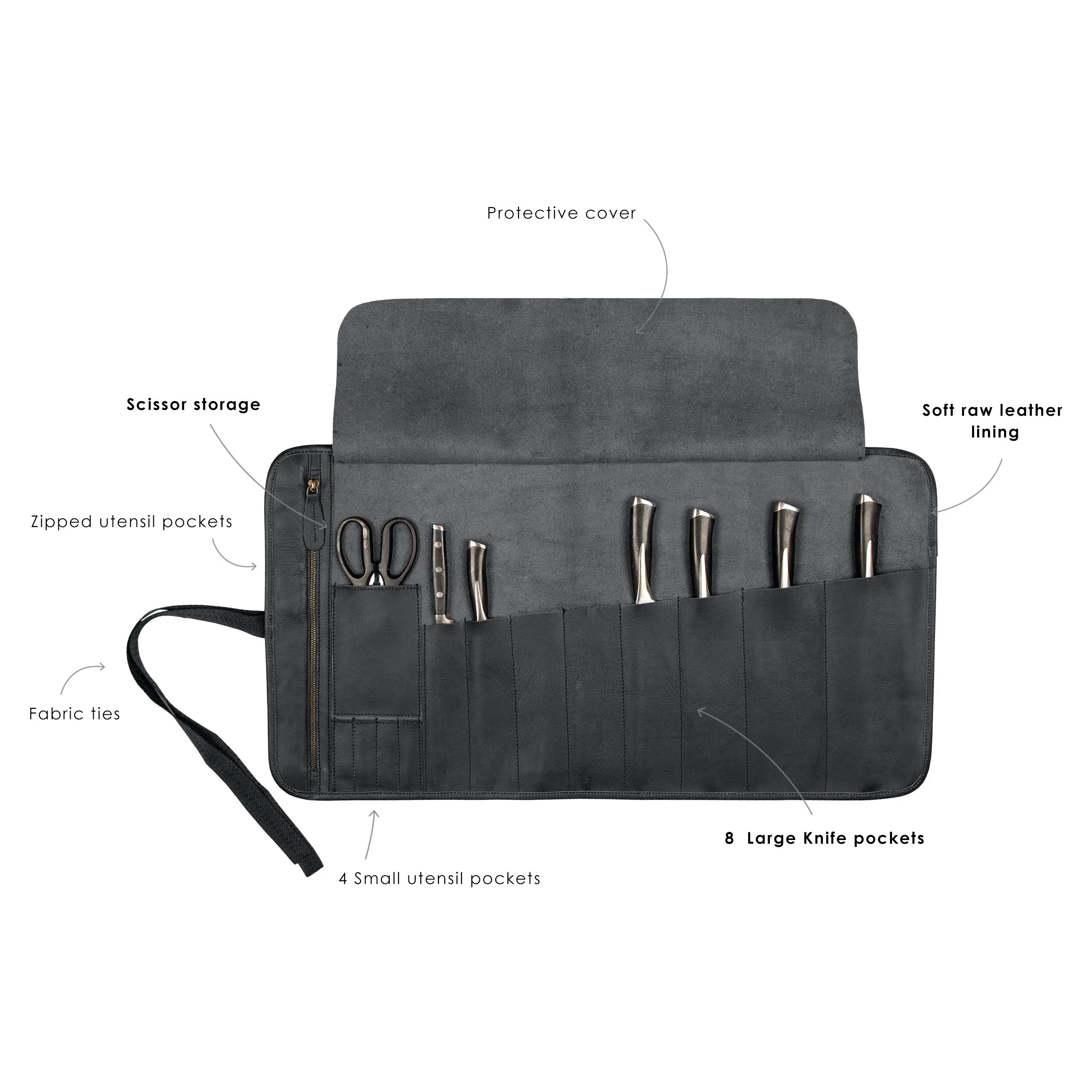 Zipped Pocket Knife Roll - Image 5