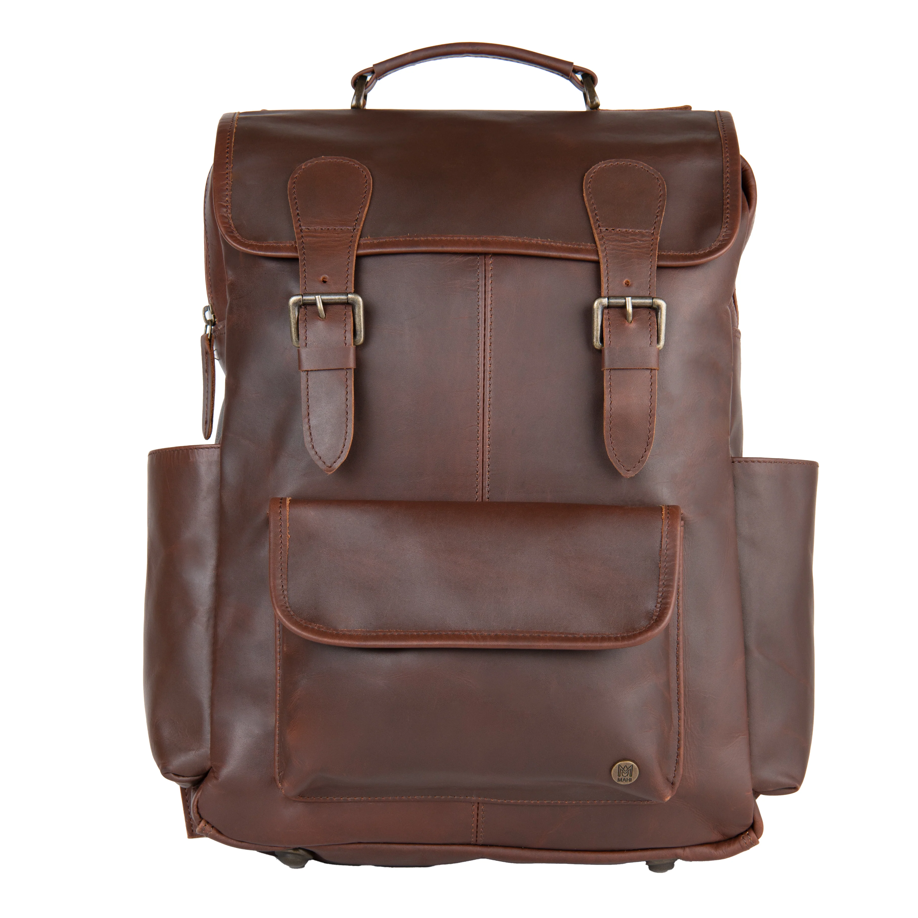 Custom Branded Leather Backpack - Image 19