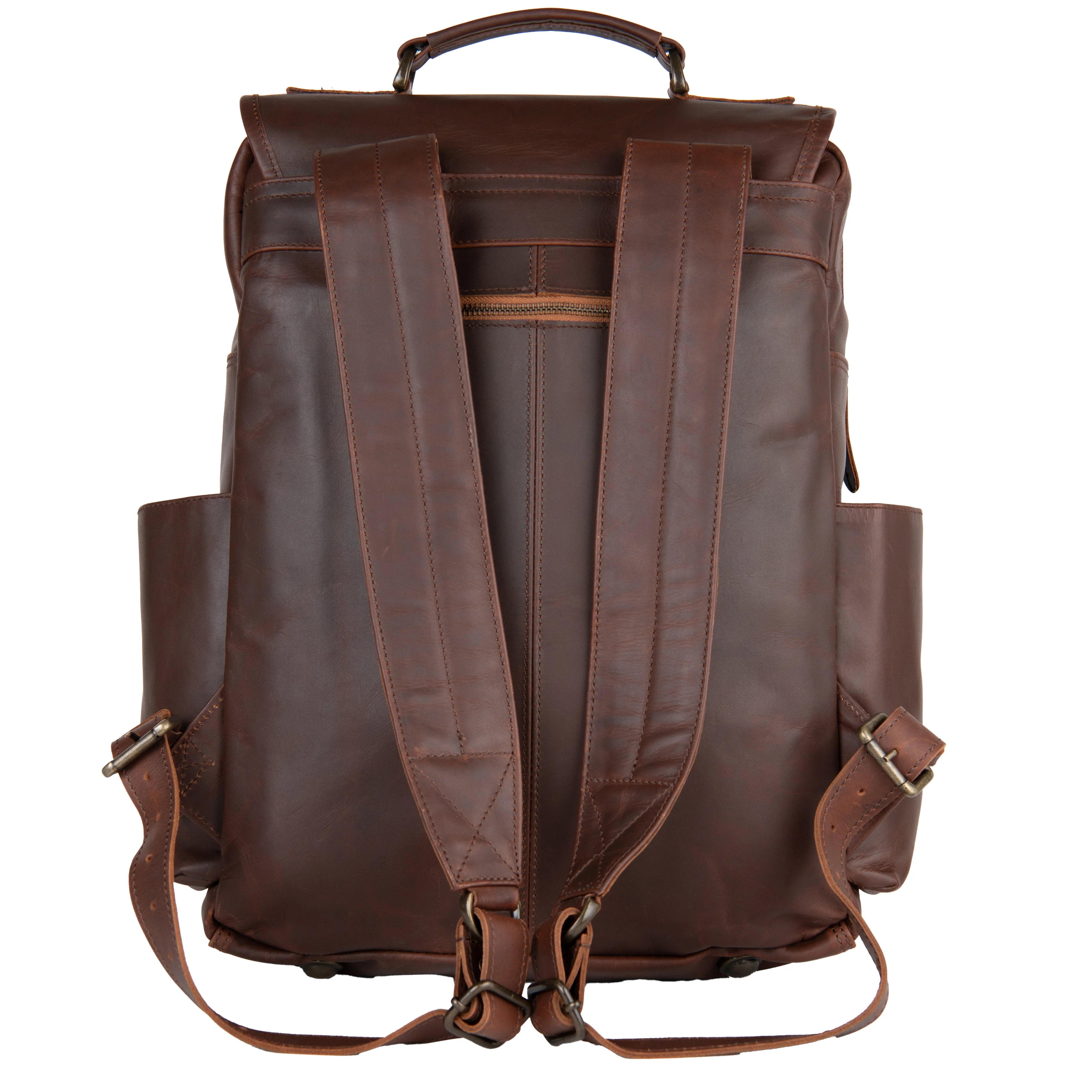Custom Branded Leather Backpack - Image 22