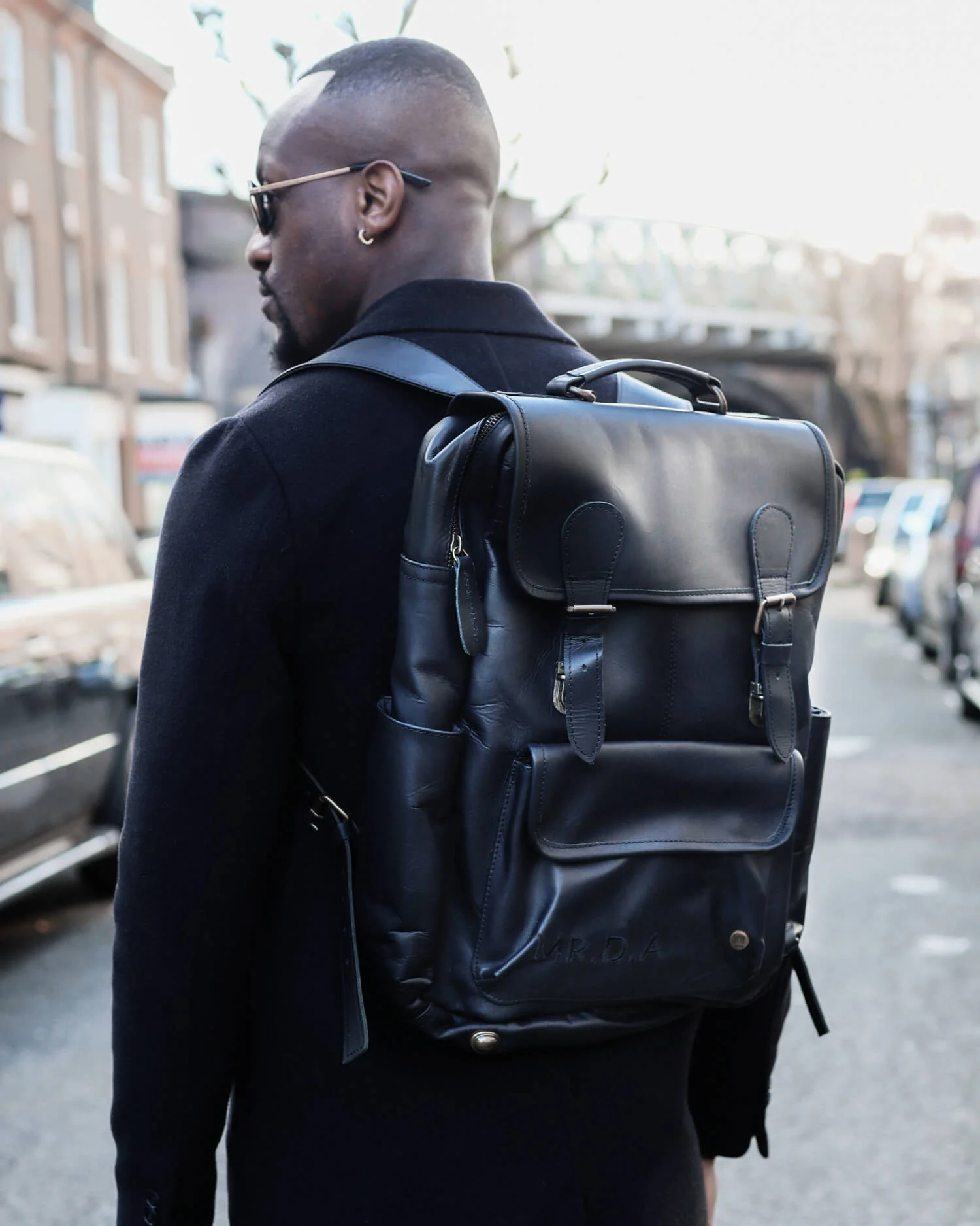 Custom Branded Leather Backpack - Image 23