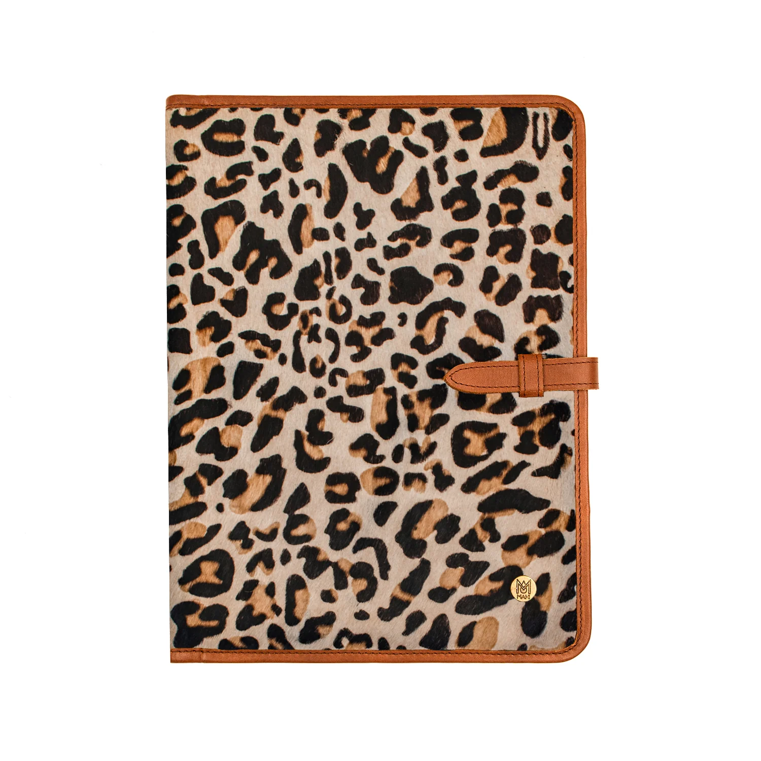 Classic Cowhide Portfolio (Brown Leopard)