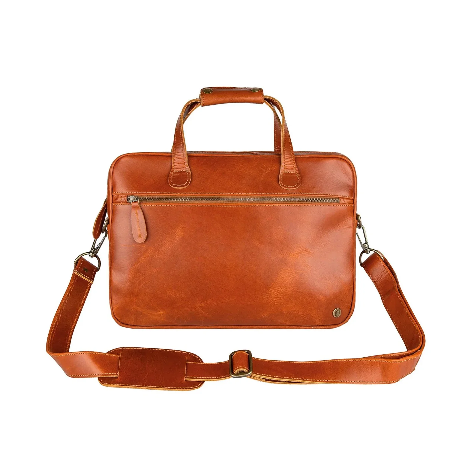 The Compact Laptop Satchel (Tan)