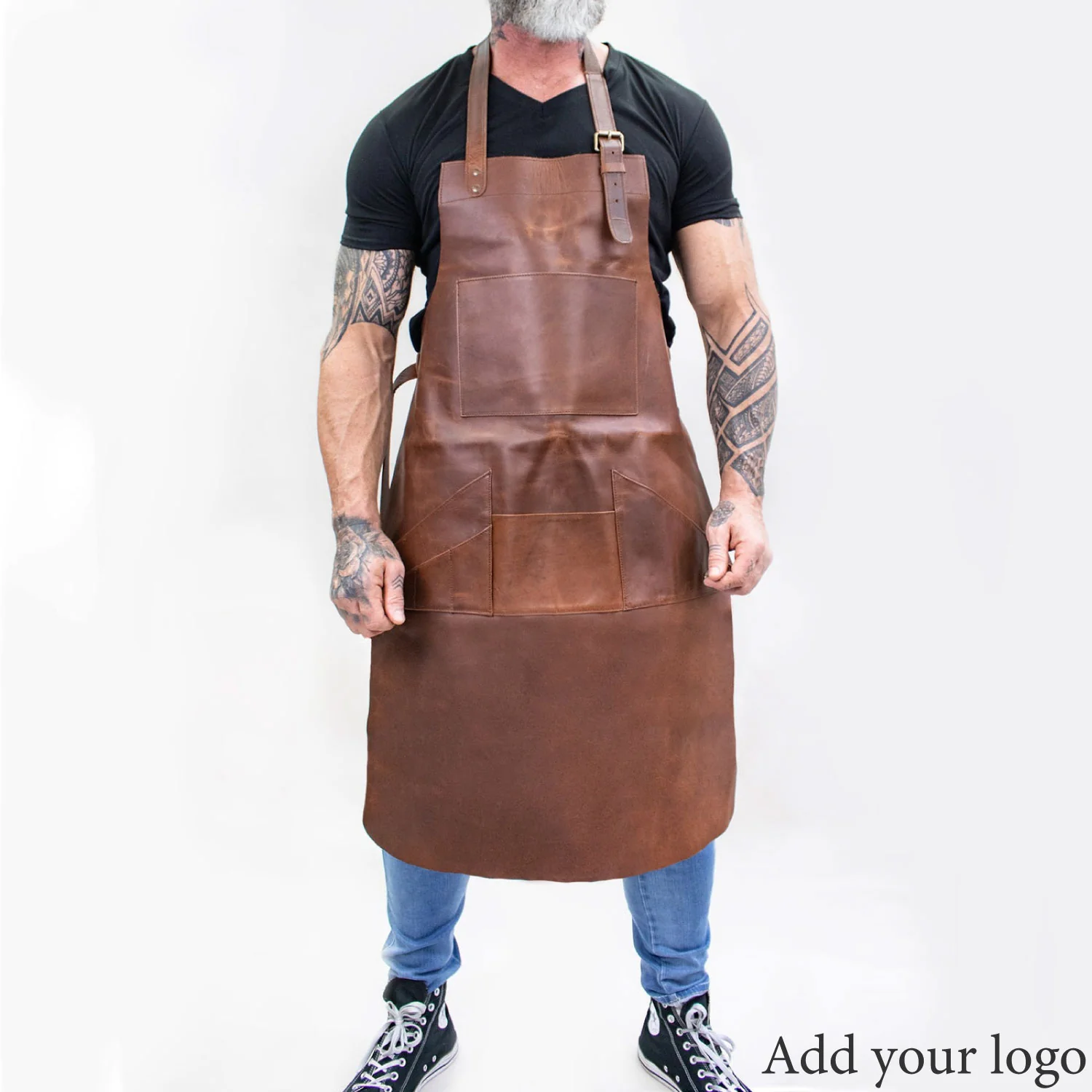 Custom Branded Leather Apron - Image 10