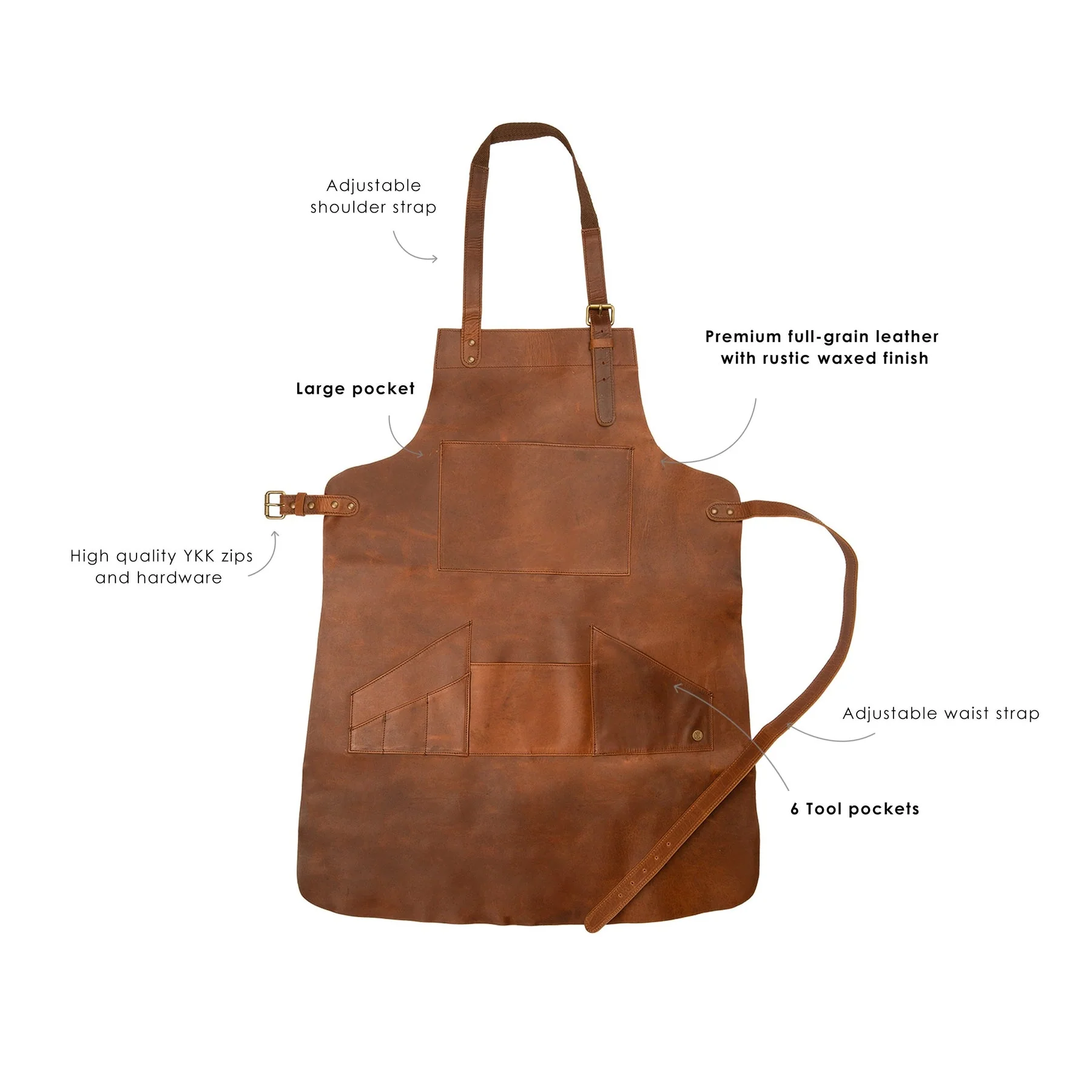Custom Branded Leather Apron - Image 12