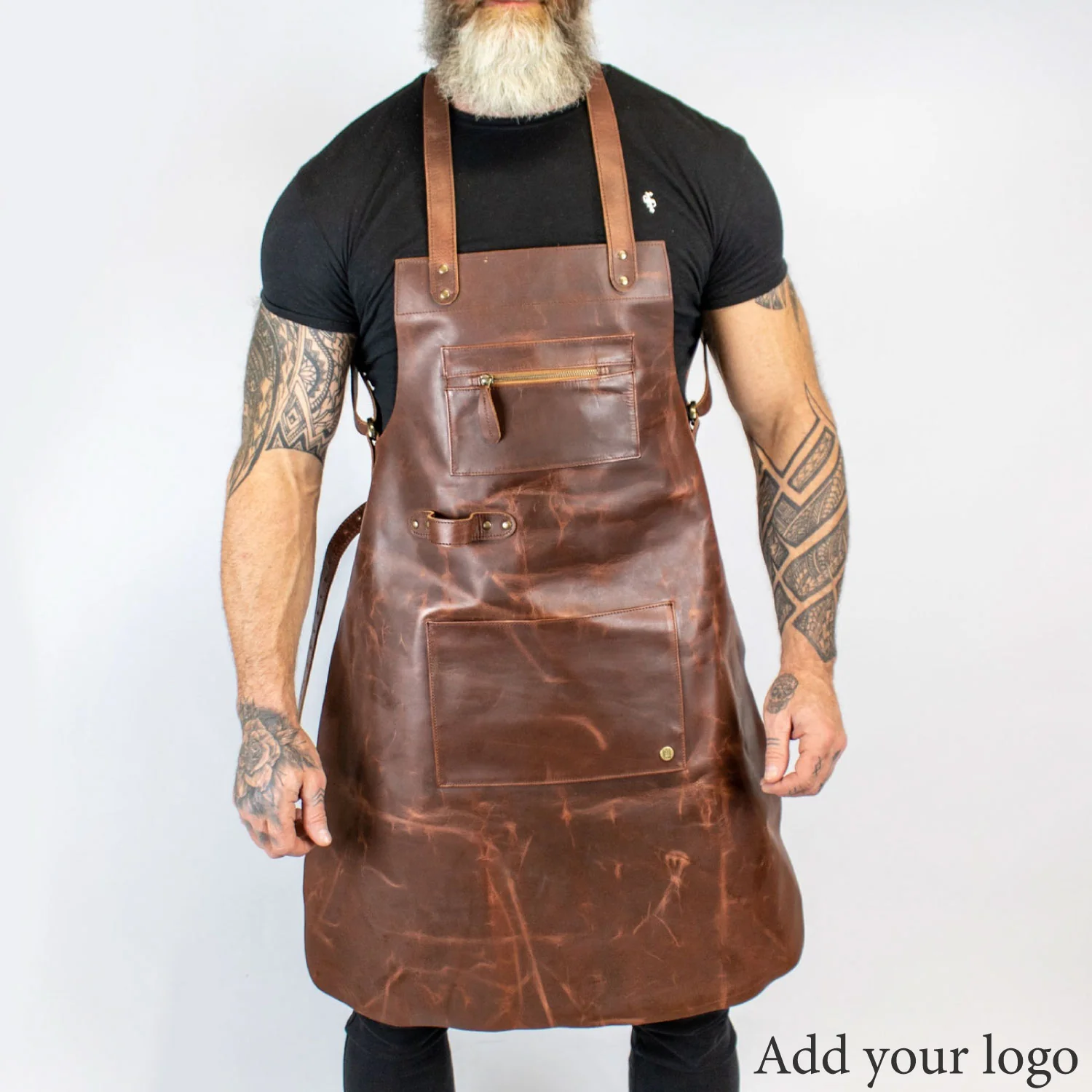 Custom Branded Leather Apron - Image 13