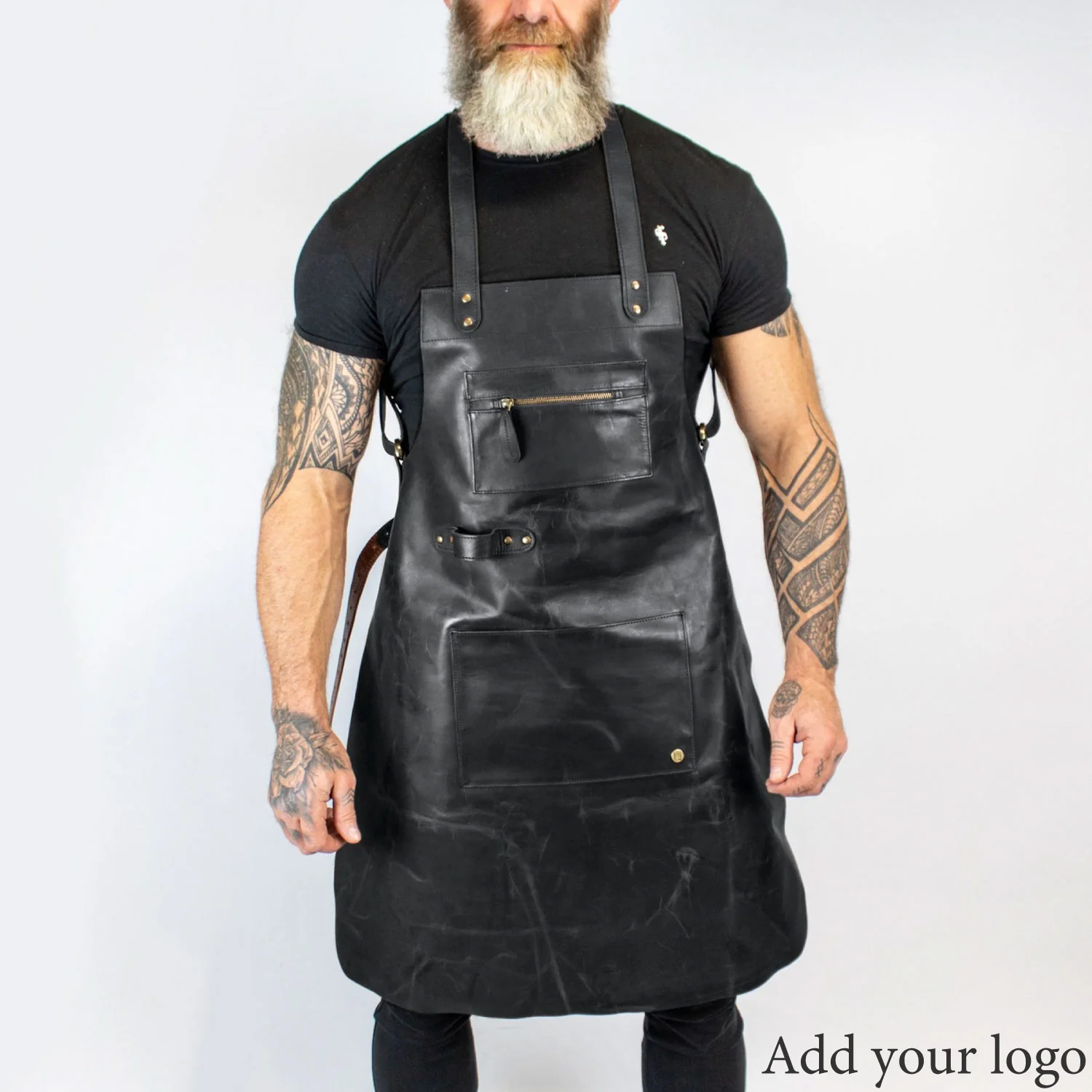 Custom Branded Leather Apron - Image 15