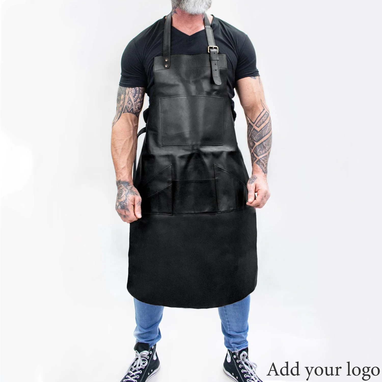 Custom Branded Leather Apron - Image 18