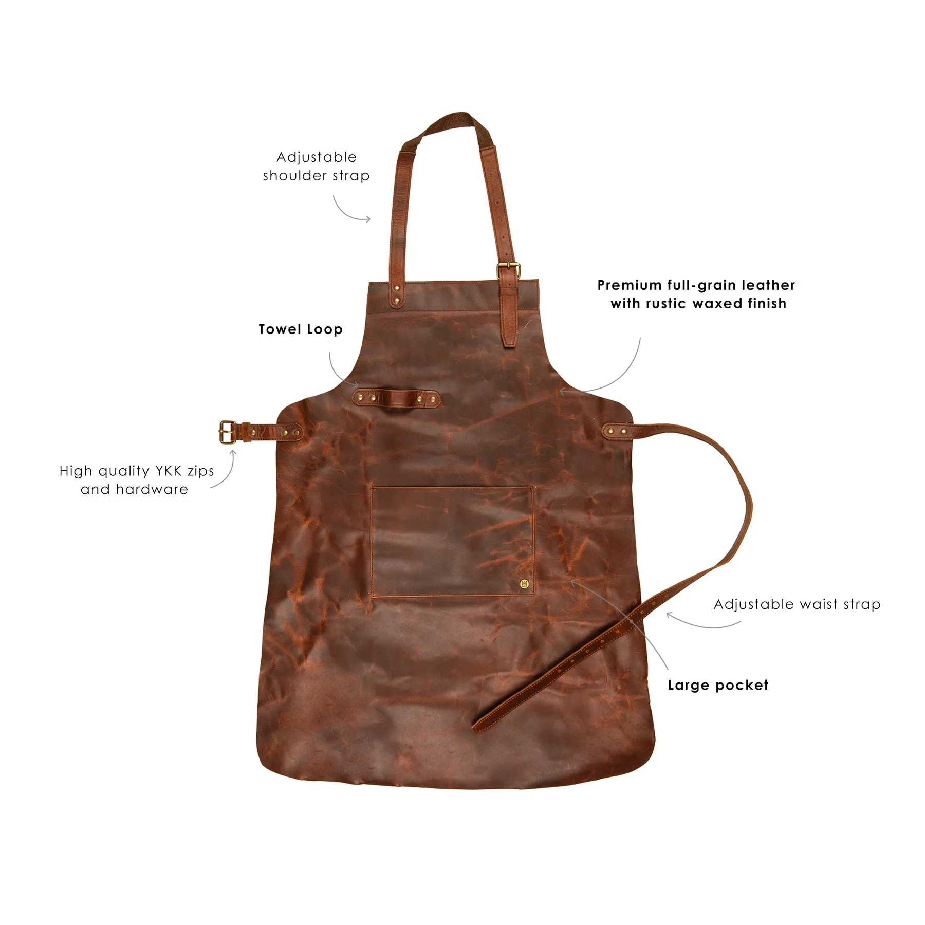 Custom Branded Leather Apron - Image 5