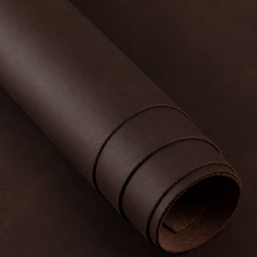 Heritage Brown Full-Grain Leather Side - Image 4