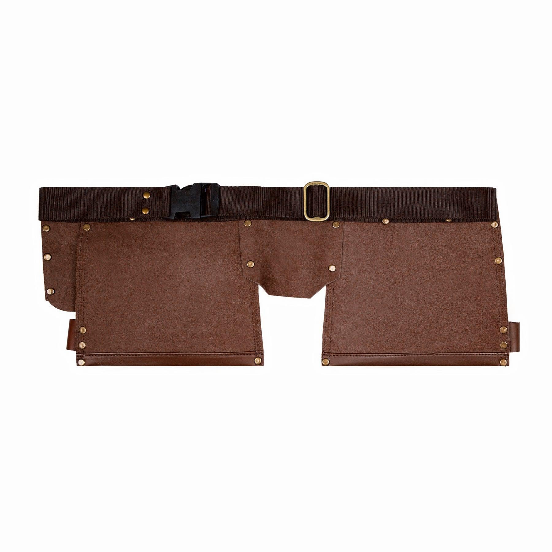 Laser Personalized Brown Leather Tool Belt - Image 7
