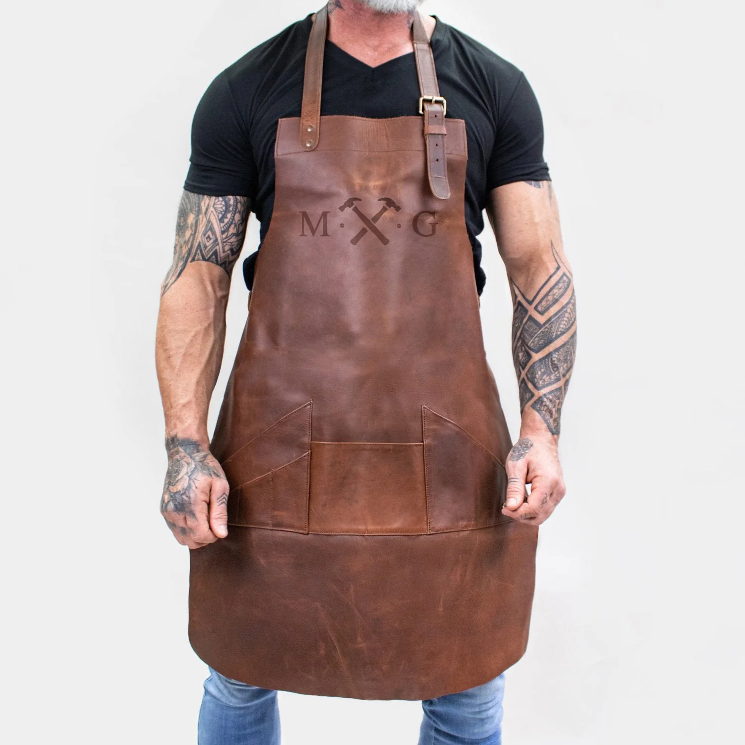 Laser Personalized Leather DIY Apron