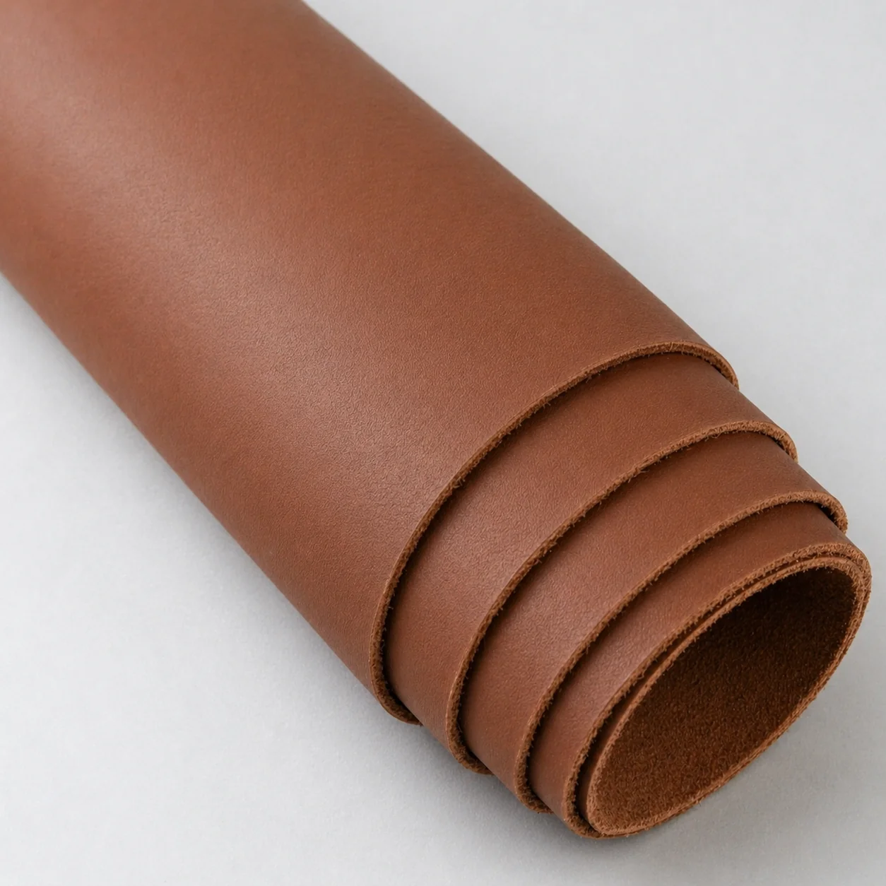 Oily Brown Full-Grain Leather Side - Image 4
