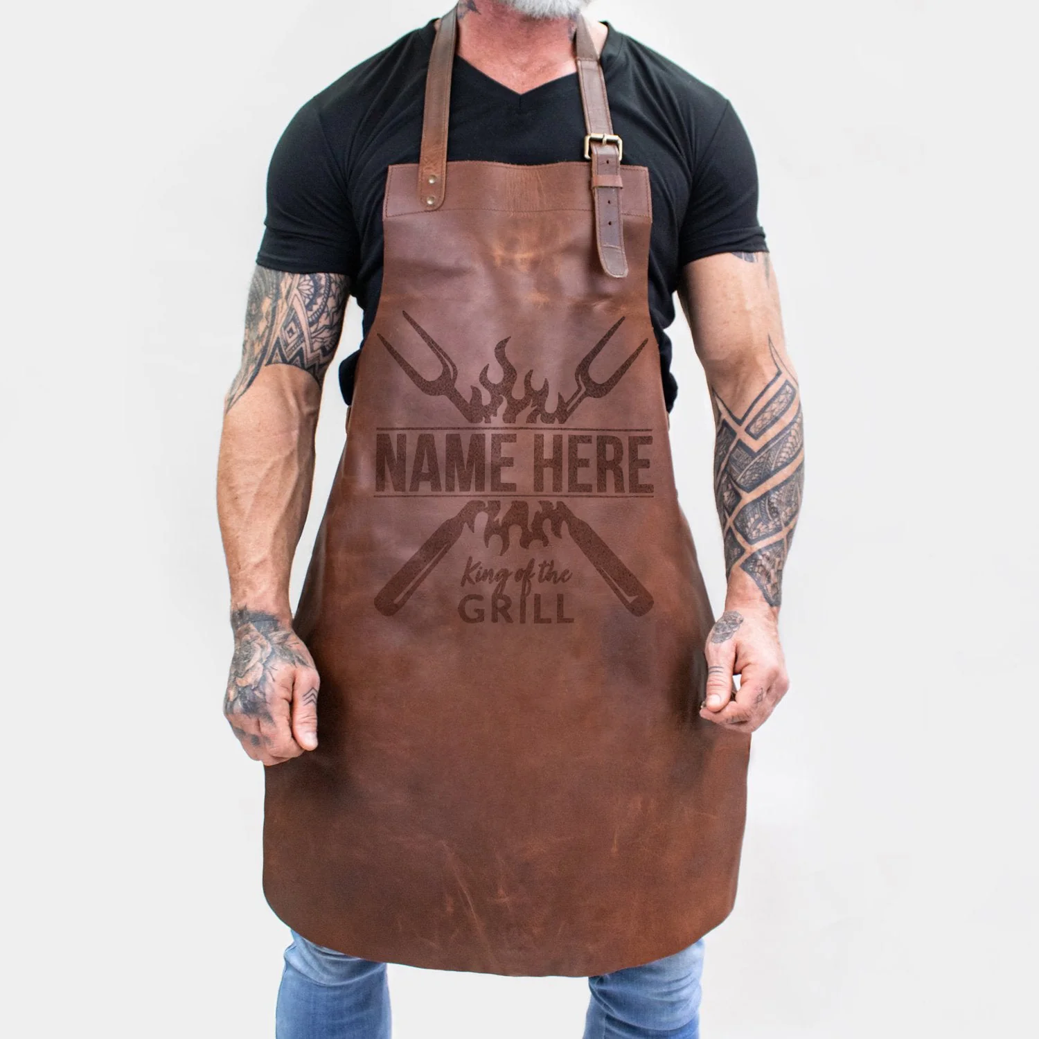 Personalized Barbecue Apron - Image 2