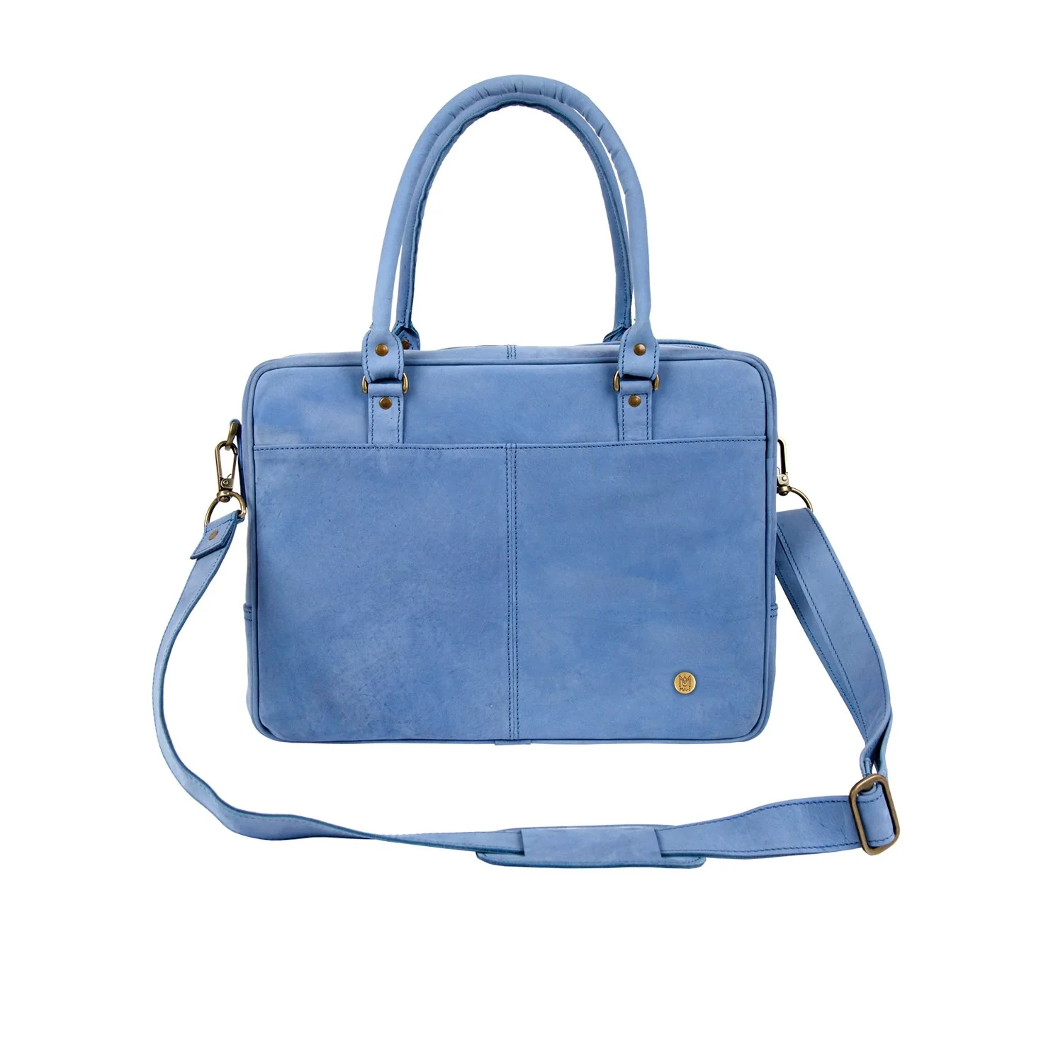 The Oxford Zip-up (Blue Suede)